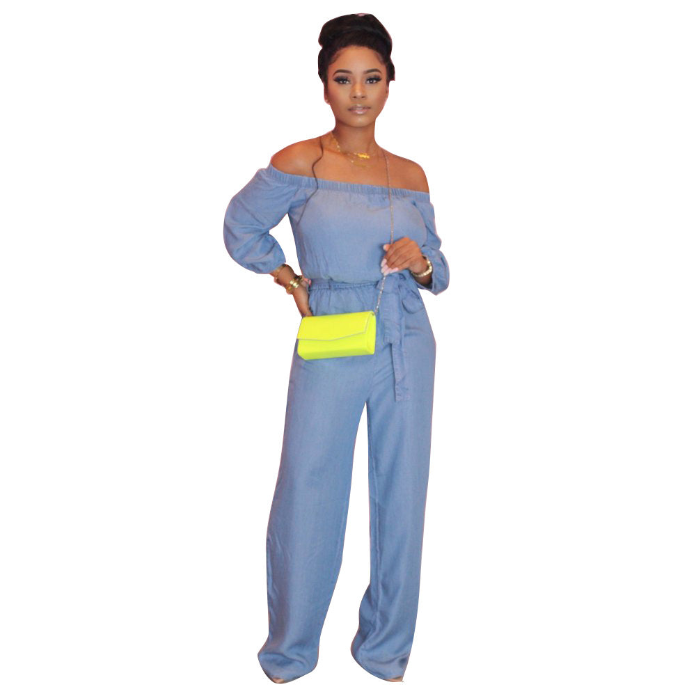 Denim and Diamonds Jumpsuit Light blue 4