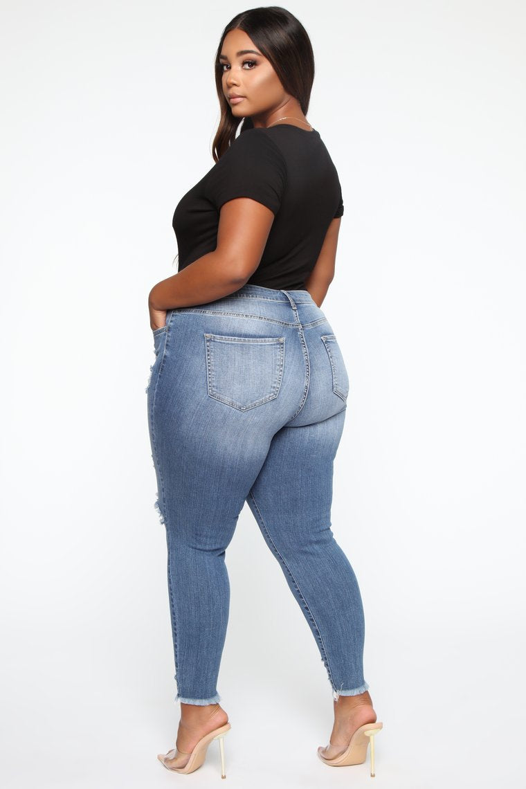 Stretch Plus Size Jeans for Women