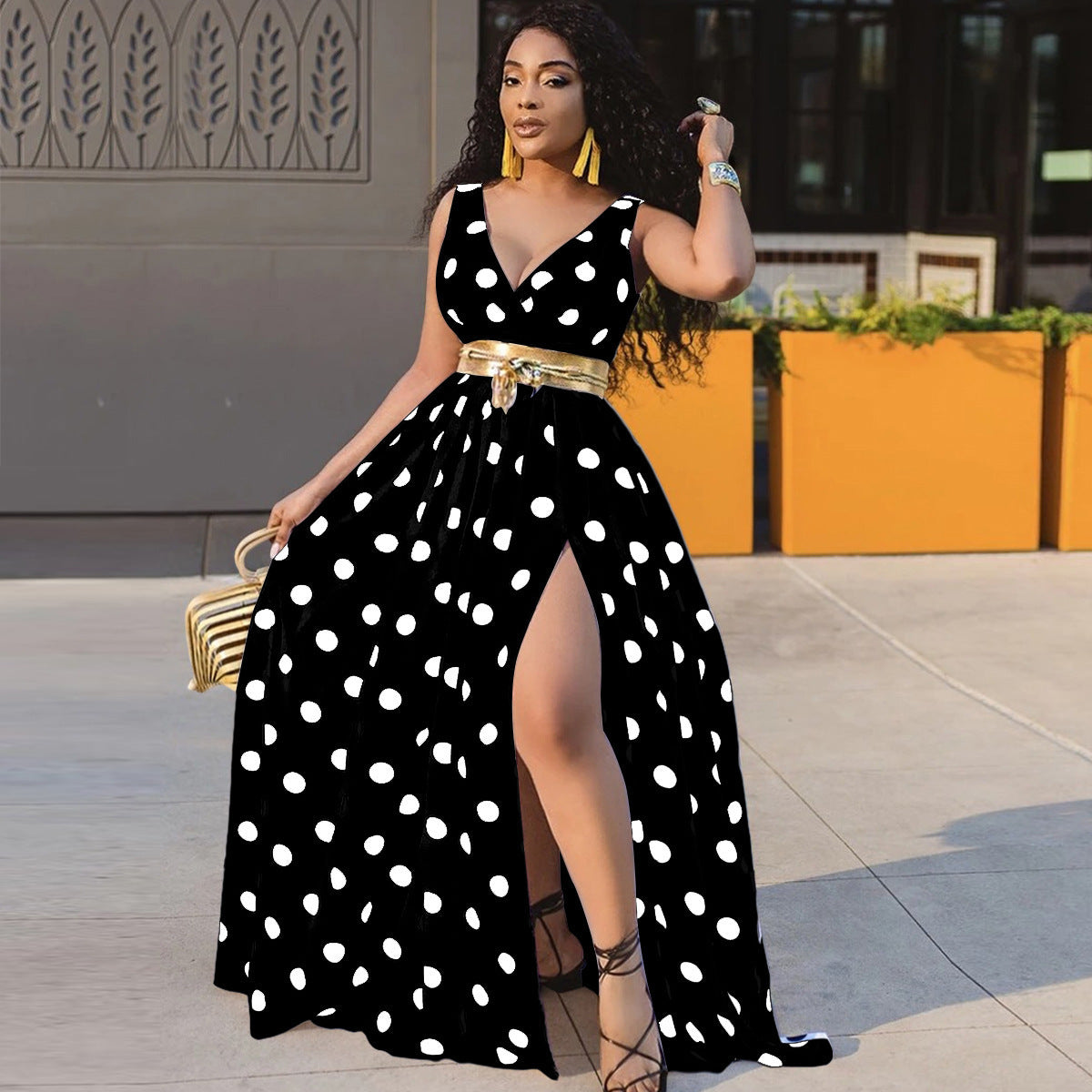 Sexy Party Dresses with Belt for Ladies