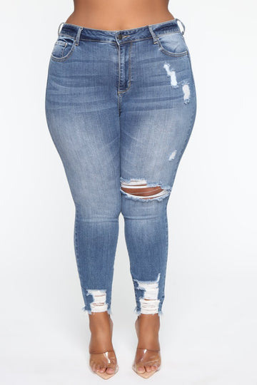 Stretch Plus Size Jeans for Women