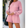 Cozy Homewear Casual Pajamas Pink